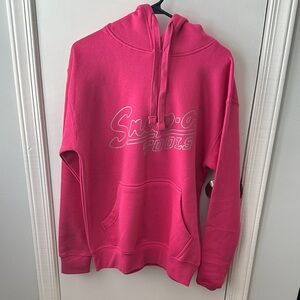 Pink Snap On Hoodie
